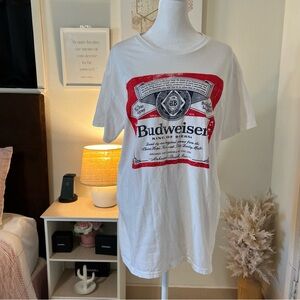 Budweiser graphic shirt size L